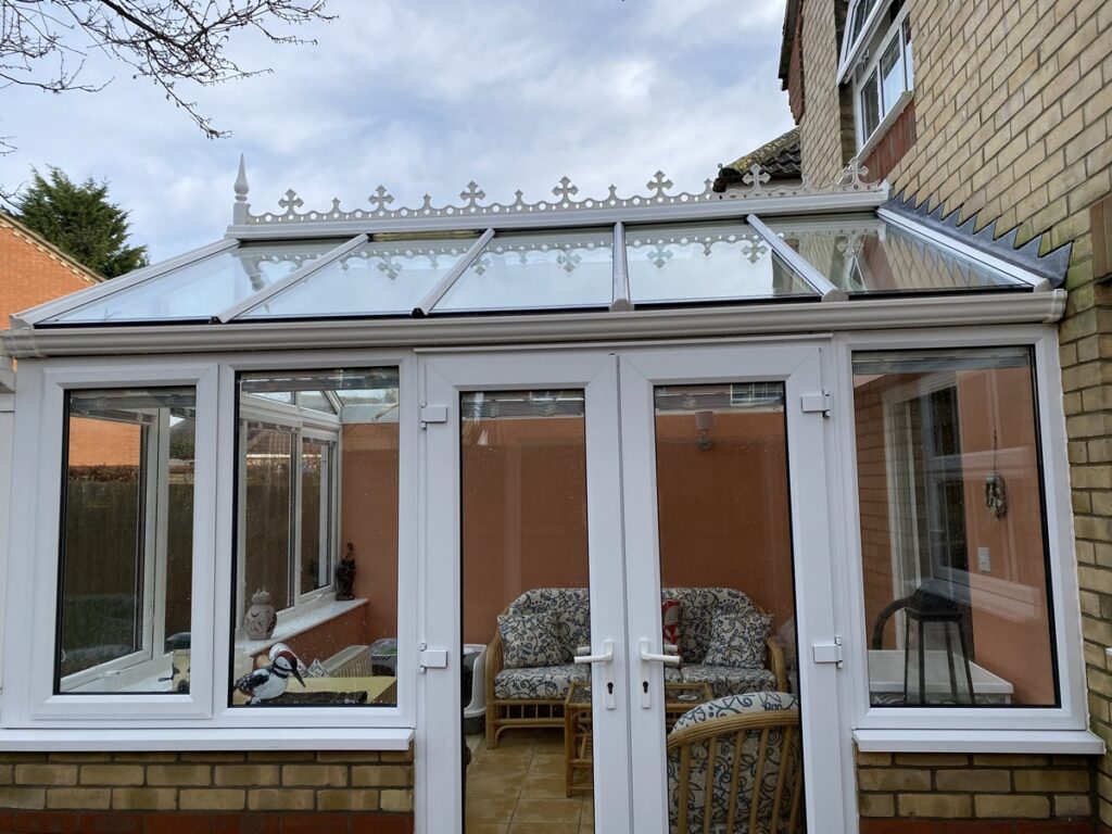 a sparkling conservatory ready for the summer